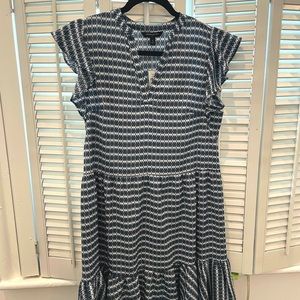 Banana Republic Blue Pattern Dress